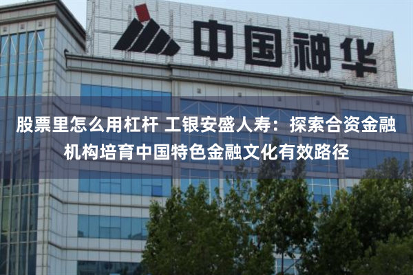 股票里怎么用杠杆 工银安盛人寿：探索合资金融机构培育中国特色金融文化有效路径